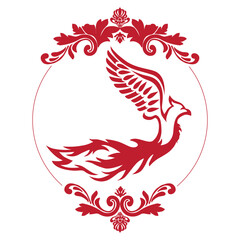 Phoenix Bird  Logo Icon