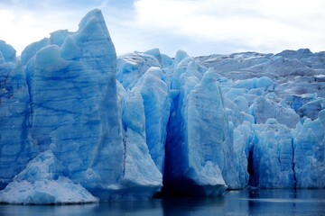 Detail of the Grey Glacier in Patagonia, Chile © Mario