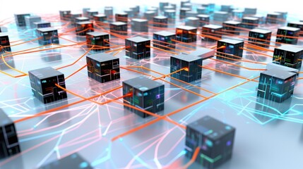 Visualization of virtual networks running on a physical network infrastructure, enabling flexible network configurations