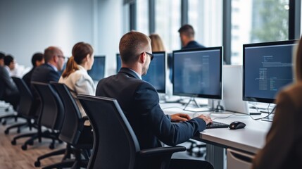 Professionals undergo training and earn certifications in various IT disciplines