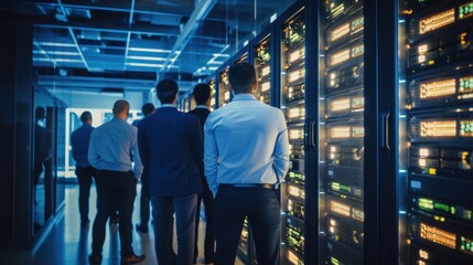 Fototapeta premium Professionals undergo training and earn certifications in various IT disciplines