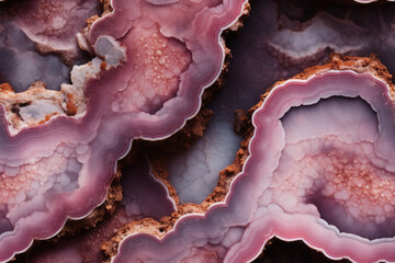 Nahtlos wiederholendes Muster Textur - Rosa Pinke Geode