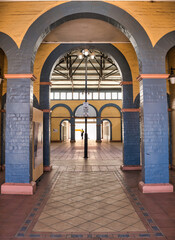 Entrance to the Kalgoorlie City Markets Building or Markets Arcade (1900) in Hannan Street in the...