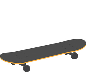 skateboard on isolate white background  © Matthew