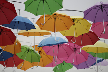 colorful umbrella background