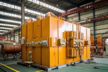 Manufacture Largest High Voltage Power Generator AI Generated