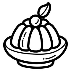 jelly line icon style