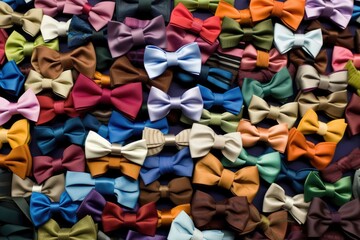 many wacky bow tie designs AI Generated