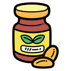 Vitamins filled outline icon style