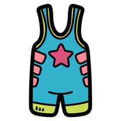 singlet filled outline icon style