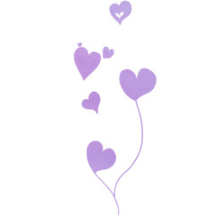 heart shaped balloons