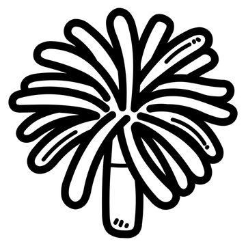 recommend clip art: pom pom line icon style