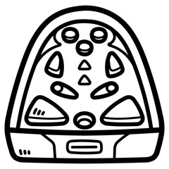 pinball line icon style