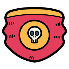 buff filled outline icon style