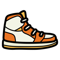 sneaker filled outline icon style