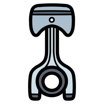 recommend clip art: piston filled outline icon style