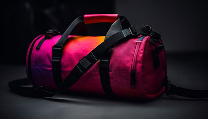 Adventure awaits with stylish luggage and backpacks generated by AI