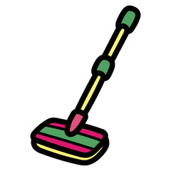 mop filled outline icon style