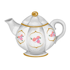 teapot and cup