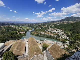 Alpes Vallée de la Durance depuis la citadelle de Sisteron