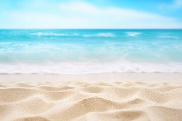 Fototapeta na wymiar sand beach and sky, turquoise beach