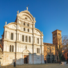 Fototapeta na wymiar The Church of San Zaccaria in Venice, Italy, Europe.