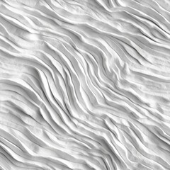 Obraz premium Abstract Architecture Background. Seamless wave texture of interior wall decoration.Gypsum wall with waves