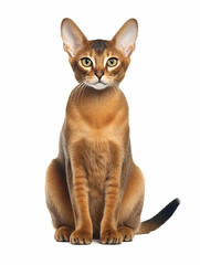 Oriental Cat ears mustache eyes an animal is a friend of a person, a pet