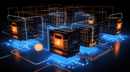 Comprehensive IT infrastructure setup, including servers, switches, routers, and structured cabling systems