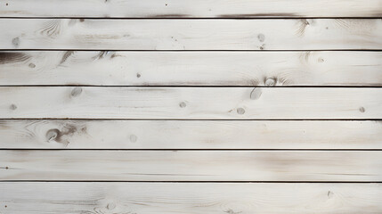 Obraz premium white Wood plank texture wall generativ ai