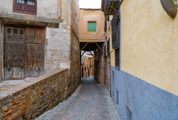 Toledo, una ciudad medieval europea, desde Castilla y la Mancha, España.
