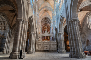 Fototapeta na wymiar Catedral de Ávila, Castilla y León, España.