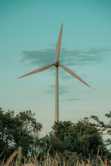 Wind turbine green energy eco friendly power © Adam Rhodes