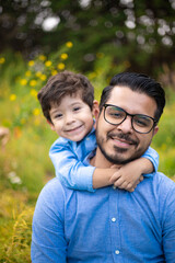 Fototapeta premium parent and child
