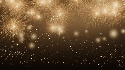 Happy new year sparkles banner