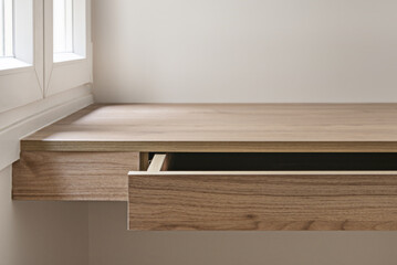 Custom made wooden study desk