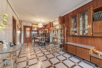 overly ornate and brightly decorated living room