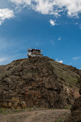 Looking Up At Mt Washburn Fire Tower