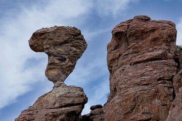 Balanced rock near Buhl, Idaho.