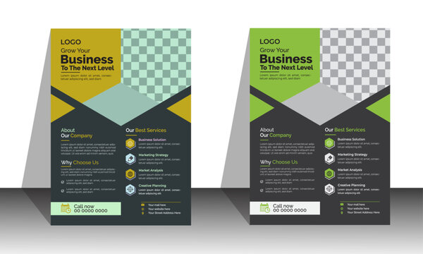 modern flyer design template . Corporate Business Flyer Template Geometric shape Flyer Colorful concepts