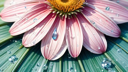 Macro Flower, AI generated Illustration