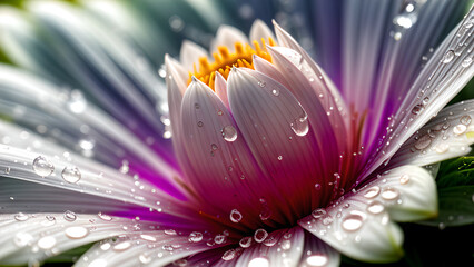 Macro Flower, AI generated Illustration