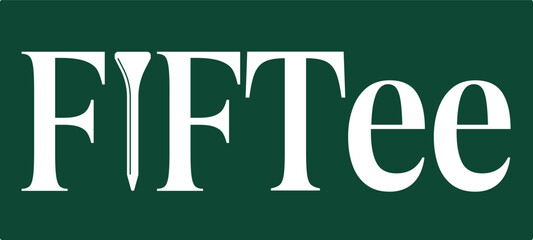 50th Birthday - Golf Tee Vector