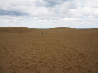 the Tottori Sand Dunes, wedged along the coast of Japan’s sparsely populated San’in region, the country’s very own slice of desert
