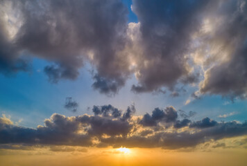 Colorful Tropical Sunrises and Sunsets - OcuDrone Aerial Sky Images