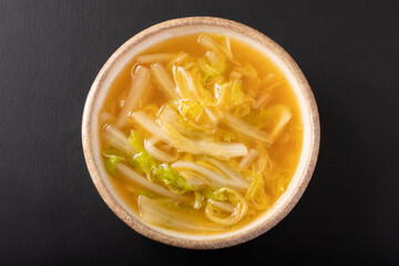白菜のあんかけスープ