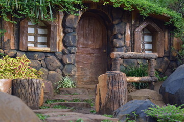 hobbit house made of stone
