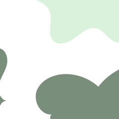 Green Frame Decor Corners Background 