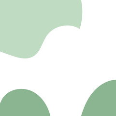 Green Frame Decor Corners Background 