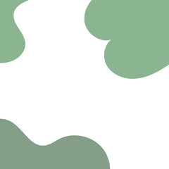 Green Frame Decor Corners Background 